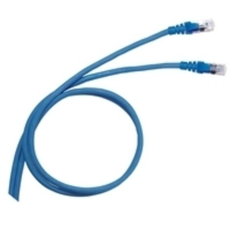 Cordon pour équipement multimédia 2 embouts RJ45 longueur 2m LEGRAND 051763