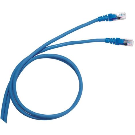 Cordon pour équipements multimédia 2 embouts RJ45 longueur 3m LEGRAND 051764