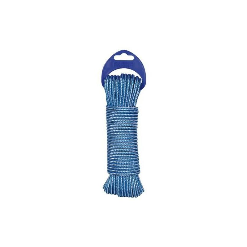 

Cordon Pp. Alma Textura 4Mm. Azul / Blanco 25M.