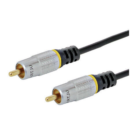 Cordon RCA mâle/mâle 3 mètres Gold - SEDEA - 914702