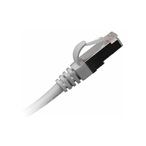 cordon rj 45 - catégorie 6 - s/ftp - 20 mètres - gris - gigamédia cat6s20m