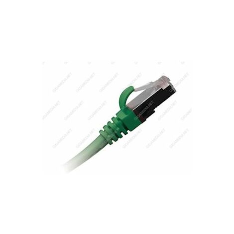 cordon rj 45 - catégorie 6 - sftp - 2 mètres - vert - gigamédia cat6s2mv