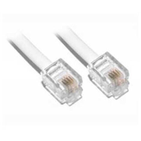 Cordon rj11 adsl blanc d'origine
