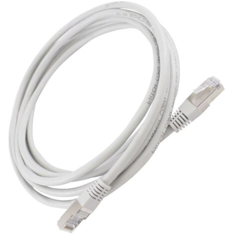 Cordon RJ45 cat6 Blindé - F/UTP - Gris - ECORD6F03M - CAE