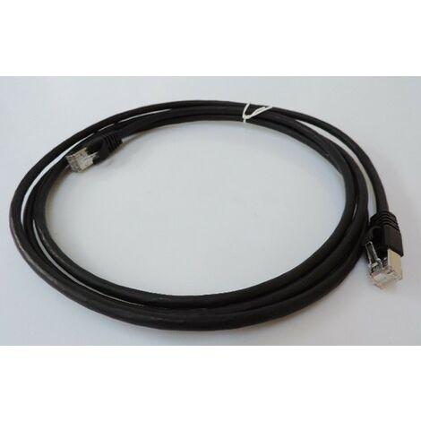 CAT6A-BL-1M, Cordon de brassage Ethernet CAT6A S/FTP – LSZH,  anti-accrochage - Black Box
