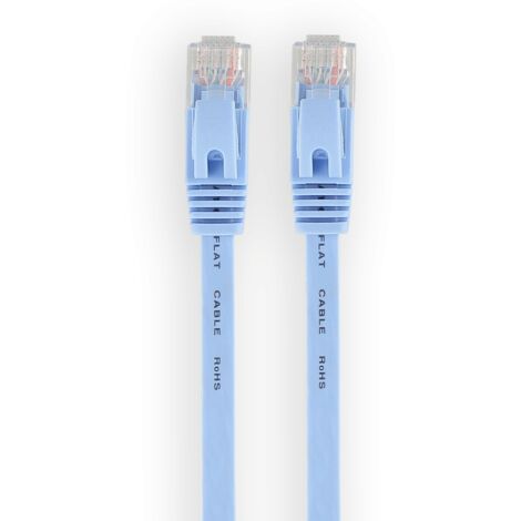 Cordon RJ45 Plat – Male / Male – 5 Mètres