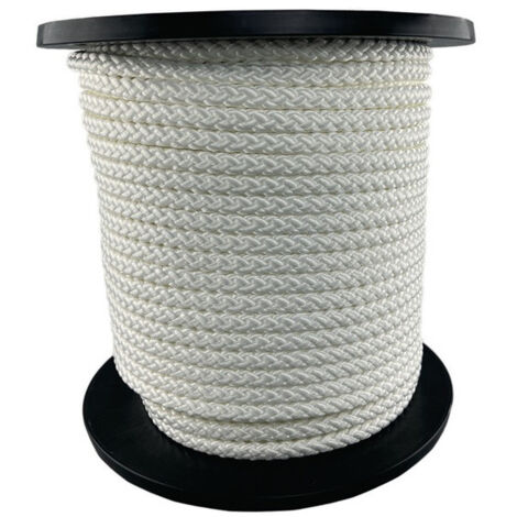 Cordon roue corde D.3mm tresse pleine blanche OVERMANN