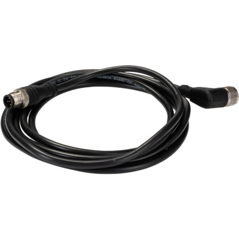 Cordon RS PRO 5 conducteurs , M12 Femelle vers Fiche mâle droite M8 Mâle, 2m ( Prix pour 1 )