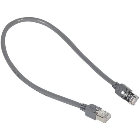 Cordon souple multimédia S/FTP pour module de brassage référence 413104 longueur 0,4m LEGRAND 413046