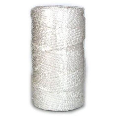 Cordon trenzado GOL nylon 18 mm. Blanco (carrete-100 m.)