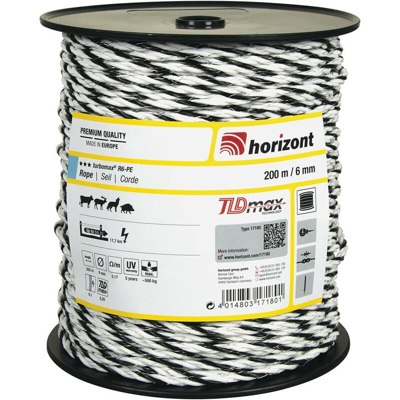 Cordon turbomax R6-PE 200m Horizont