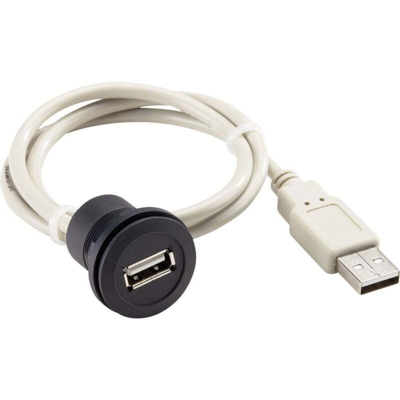 Schlegel - Cordon usb 2.0 type a mâle/femelle 0.60 m rrjusbsw