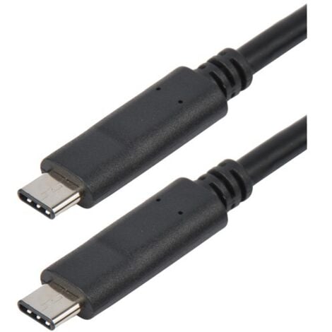 ERARD Cordon usb-c male/usb-c male connecteurs nickel - 1m Itc 302401