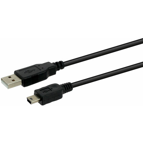 Cordon USB vers Mini USB 2.0 mâle/mâle 1 mètre - SEDEA - 913202