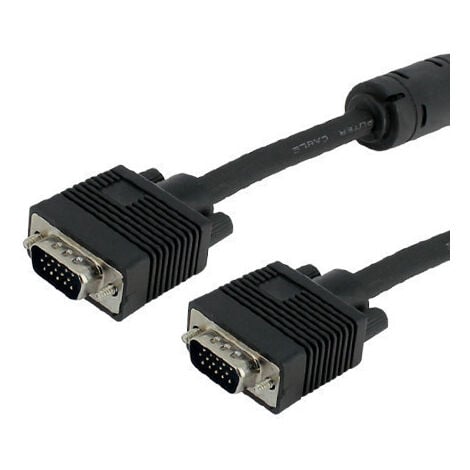 Cordon VGA avec ferrite mâle/mâle 1 mètre - FUJIONKYO - 424600