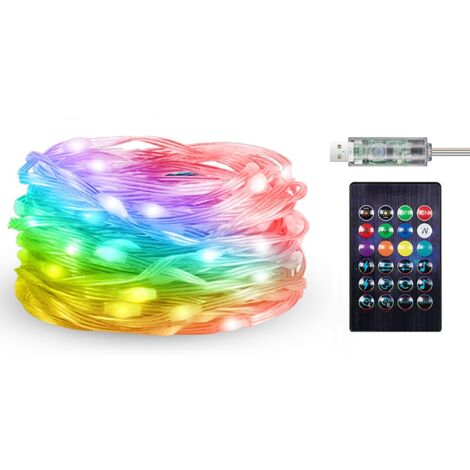 Cordone LED RGB 5m smart WiFi BT IP44 Rabalux Biri