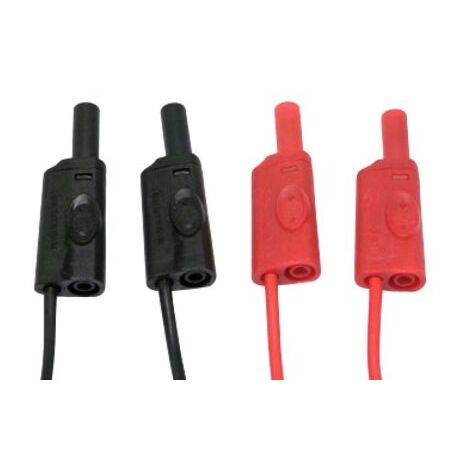 Cordons de test Chauvin Arnoux, Noir/Rouge, 20A, 600V, long. 2m ( Prix pour 1 )