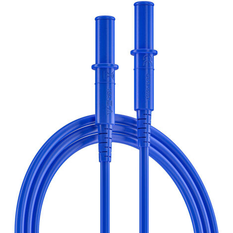 Cordons de test RS PRO, Bleu, 10A, 1000V, long. 2m ( Prix pour 1 )