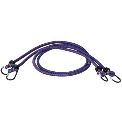 Cordons élastiques en caoutchouc pour sécuriser les bagages 2x120 cm Ø7 mm bstrap-04 amio-01149