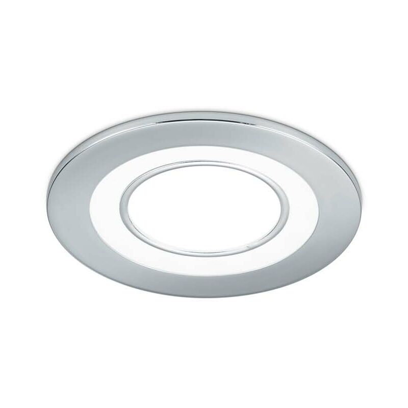 Core Spot encastrable en plastique chromé avec triple allumage indépendant d. 8,2 cm