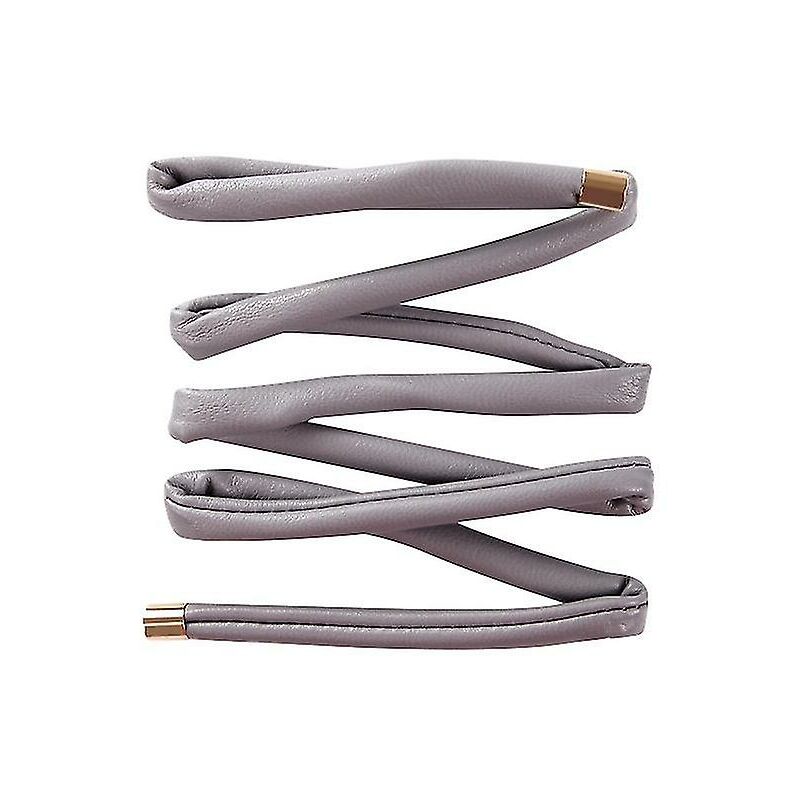 Corea elegante in pelle lunga cravatta per capelli...