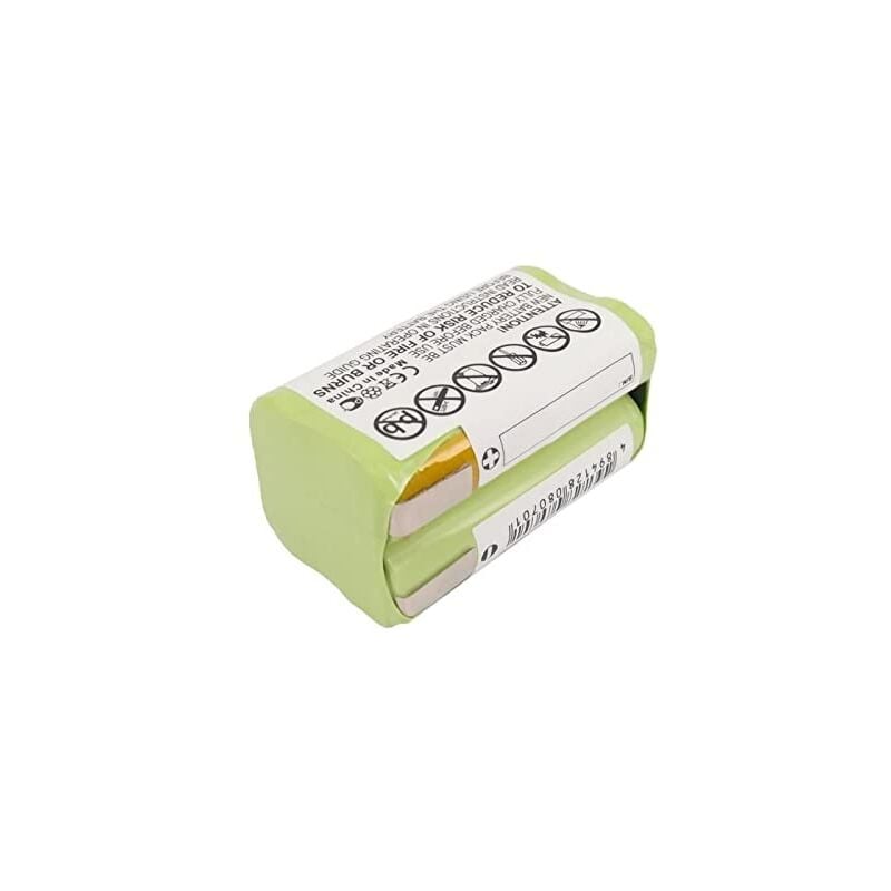 Battery for makita powertool 9WH ni-mh 4.8V 2000MAH, TL00000012, microbattery (9WH ni-mh 4.8V 2000MAH green, 6722D, 67 - Coreparts