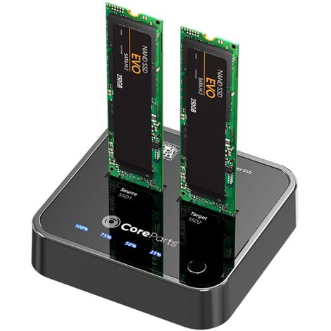 CoreParts USB3.2 Tipo C (10 Gbps) SATA, MS-CLONER-SATA