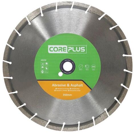 CorePlus AB350 Abrasive & Asphalt Diamond Blade 350mm CORDBAB350