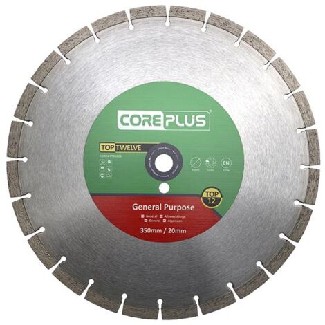 CorePlus Top Twelve General Purpose Cutting Blade 350 x 20mm CORDBTT35020