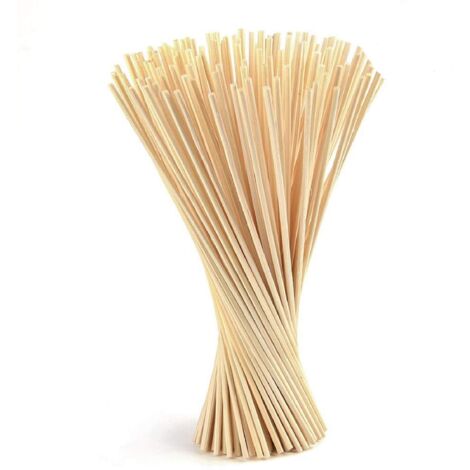 Coriver 150 Pezzi Bastoncini di diffusore a Lamella, Sostituzione di Bastoncini di diffusore di fragranza di Olio Essenziale per Profumo di Aroma -24 cm 3 mm