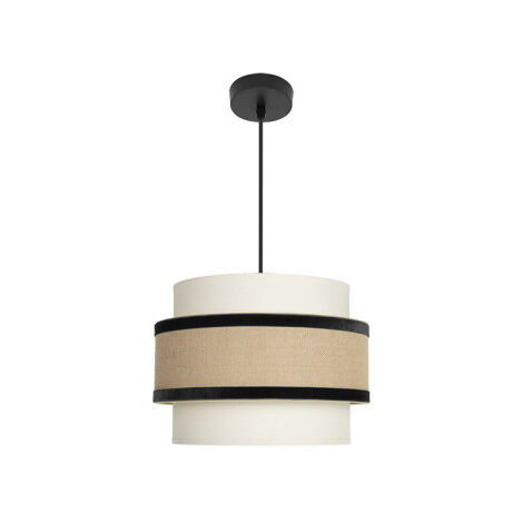 Cornalina lampada a sospensione deceiling lamp 1x27 Beige/nero 30d