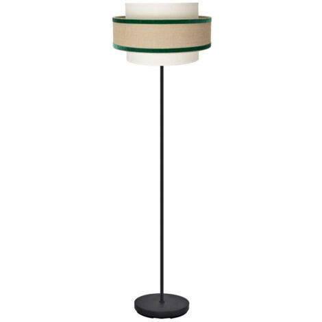 Cornaline 1xe27 beige/vert 166x40x40cm sol salon