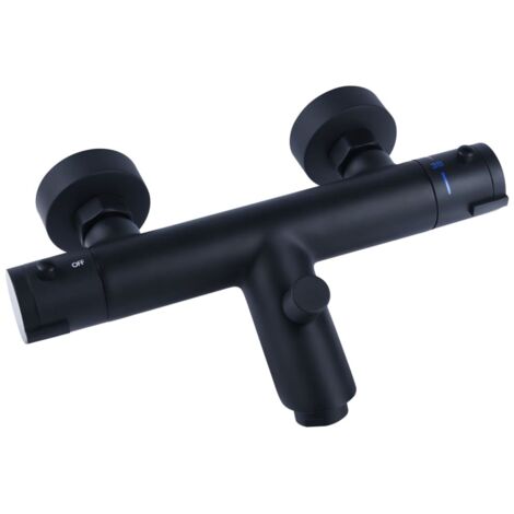 Cornat Badewannen-Thermostat Noir round schwarz Badewannen-Thermostat