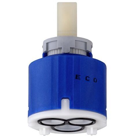 Cornat Eco cartuccia regolazione 2 gradini, Limitatore di Temperatura, diametro 40 x altezza 62 mm, blocco leva ha una sensibile (clic.)Funzione di risparmio, risparmia acqua ed energia, 1 pezzo, ae21