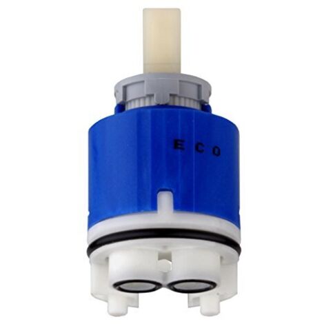 Cornat Eco cartuccia regolazione 2 gradini, Limitatore di Temperatura, diametro 40 x altezza 75 mm, blocco leva ha una sensibile (clic.)Funzione di risparmio, risparmia acqua ed energia, 1 pezzo, ae21