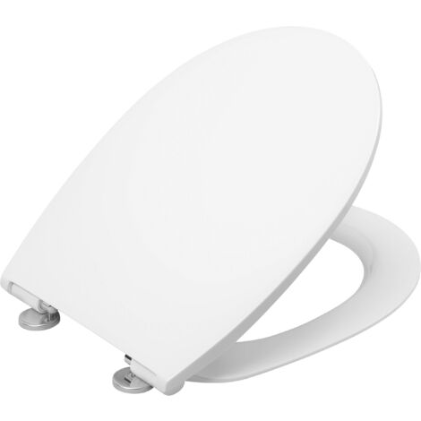 Cornat KSPREMSC400 - Sedile WC "Premium 4", design super piatto, in Duroplast, facile da pulire, funzione Quick up & Clean, abbassamento automatico, montaggio comodo da sopra / sedile WC / copriwater 