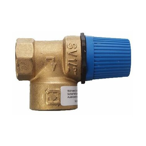 Cornat Membran-Sicherheitsventil 1/2 x 3/4, 8 bar Heizungsinstallation
