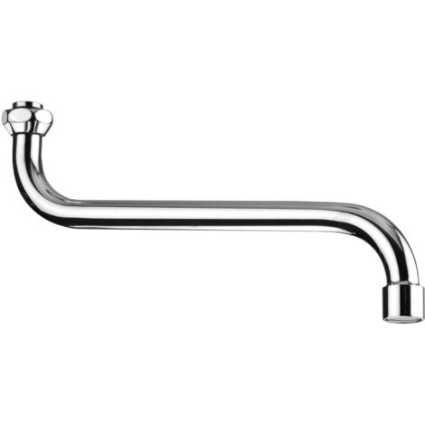Cornat Rohrauslauf S-Form 25 cm verchromt Rohrausläufe