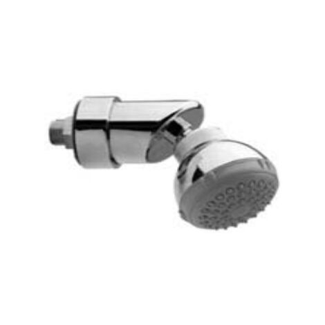 CORNAT - SOFFIONE DOCCIA IN ABS CON BRACCIO A 1GETTO  CROMO