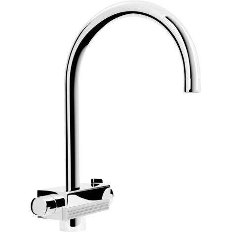 Cornat Spültischarmatur Louisa mit Softdusche verchromt Wasserhahn Küchenarmatur