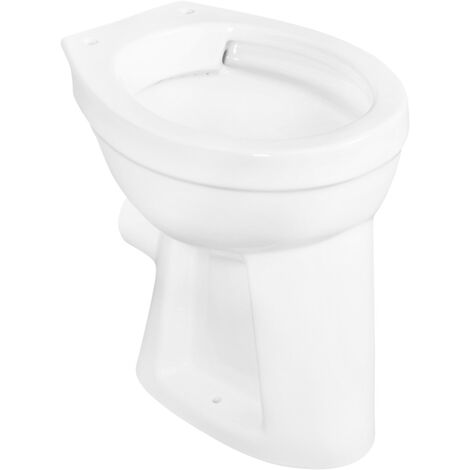 Cornat Stand WC Flachspüler spülrandlos erhöht  45,5 cm