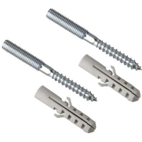 Cornat Stockschrauben inkl. Dübel M8 x 50 mm, 2 Stück Installationsmaterial