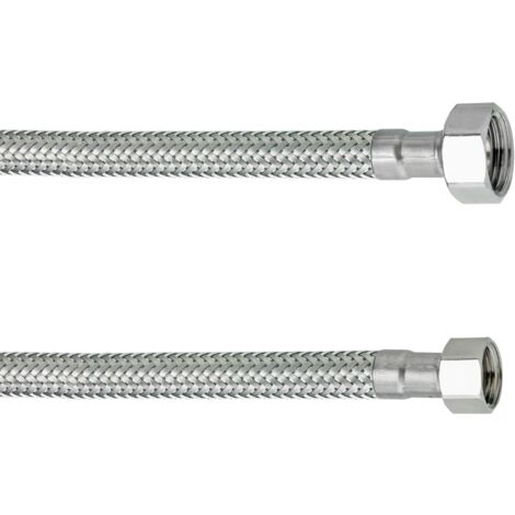 Cornat, T317331270, Tubo di collegamento filettatura 1/2 pollice x 3/8 filetto femmina x 1000 mm