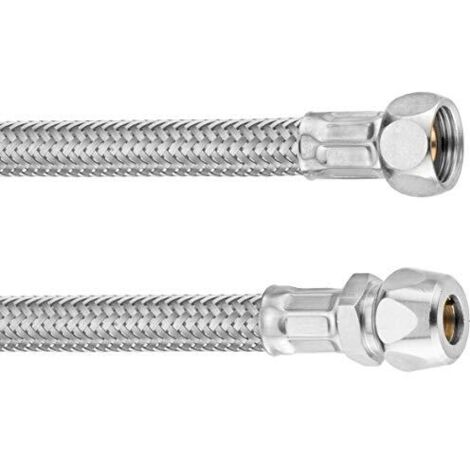 Cornat T3173361270 Tubo di Collegamento, 10 mm, Guarnizione compressa x 3/8'' Filettatura Femmina x 1500 mm, Multicolore