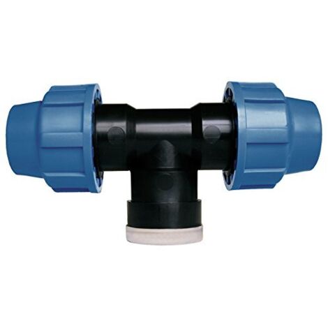 Cornat T610732 - Sistema di irrigazione a T, Tubo in PE, Ø 32 mm, Filettatura Interna, in Polipropilene per Acqua Fredda