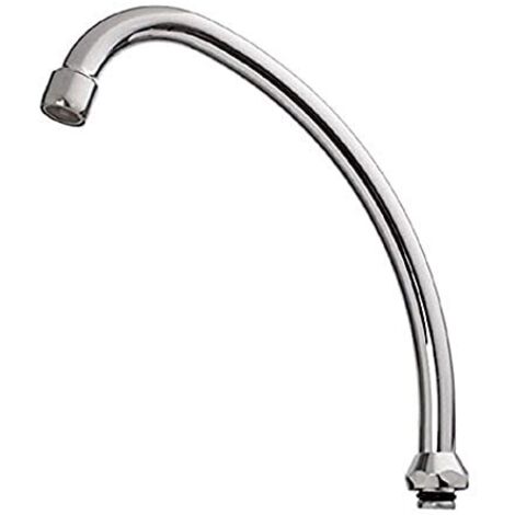 Cornat TEC351204 rubinetto a Hu 165 mm, cromato