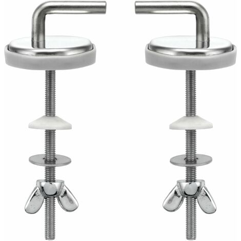 Cornat TEC364991 Cerniera con fissaggio per sedile WC, in acciaio inox per legno, anno di costruzione dal 2011, 1 pezzo