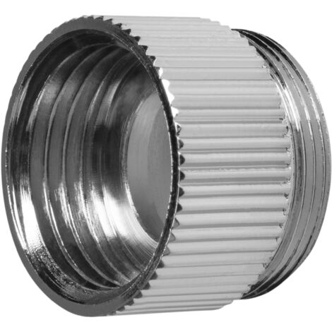 CORNAT TEC386306 Adattatore M22x1ETx1/2IT Ottone Cromo, Argento, M22 x 1 Aussengewinde x 1/2 Zoll Innengewinde