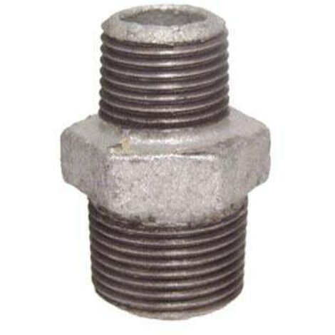 Cornat Temperguss-Reduziernippel 1 x 3/4 verzinkt Nippel