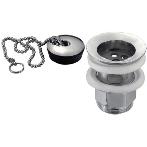 Cornat Universalventil mit Stopfen 1 1/4 Ø 63 mm, für Waschtisch Siphons & Abläufe